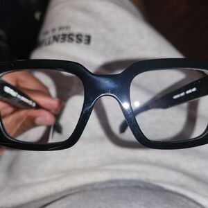Off-White Snap On Black Square Glasses/shades